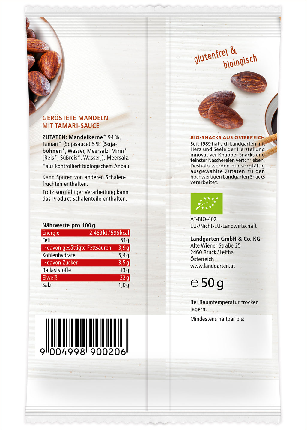 Mandeln würzig 50 g