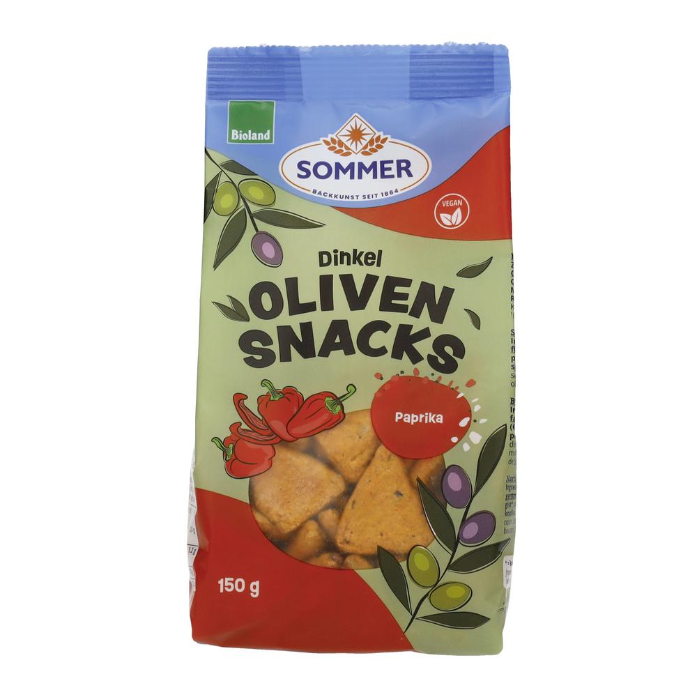 Oliven-Snacks Dinkel Paprika 150 g