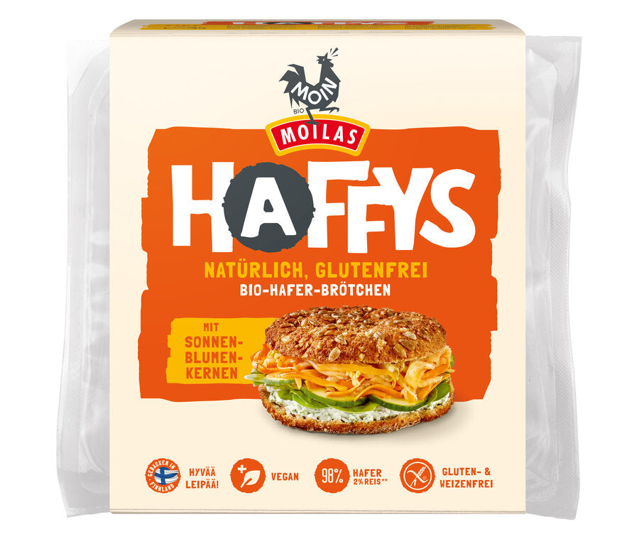 Haffys Haferbrötchen mit Sonnenblumenkernen 320 g