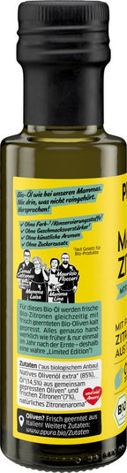 Olivenöl Mammas Zitrone - mit frischen Zitronen 100 ml