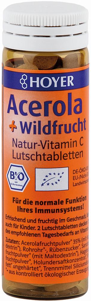 Acerola & Wildfrucht Lutschtabletten 60 Stk