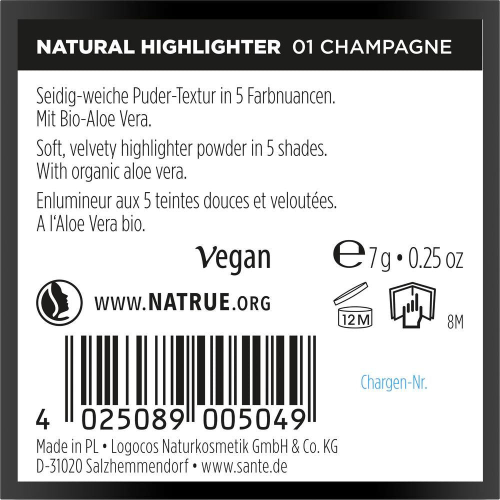 Natural Highlighter 01 Champagne 7 g