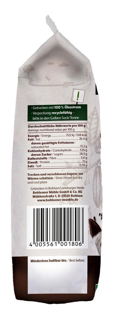 Cookie mit Zartbitterschokolade 175 g