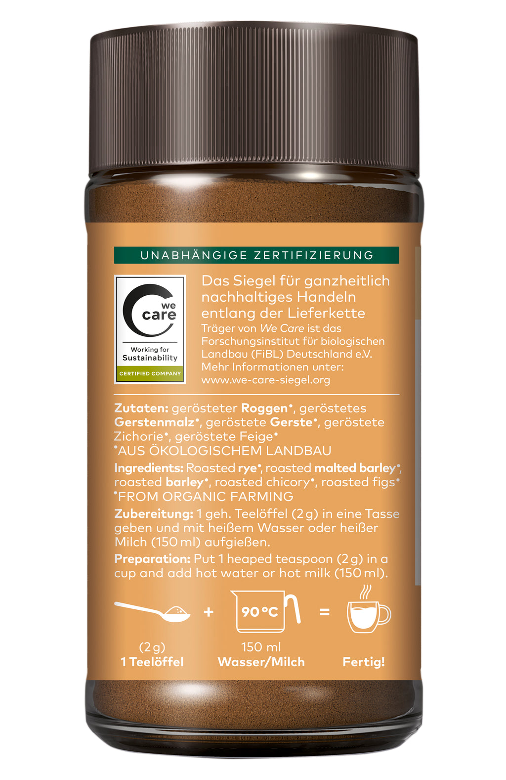 Getreidekaffee Ersatzkaffee 100 g