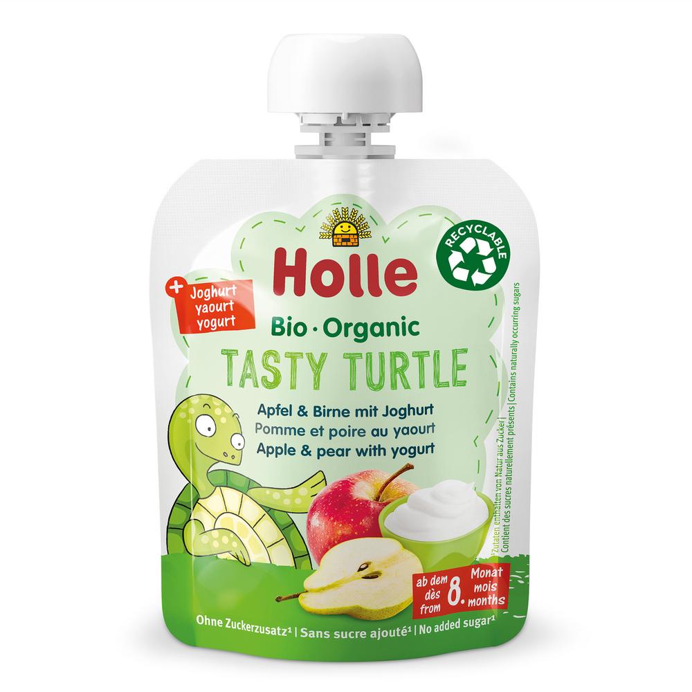 Tasty Turtle Apfel & Birne Früchtpüree mit Joghurt 85 g