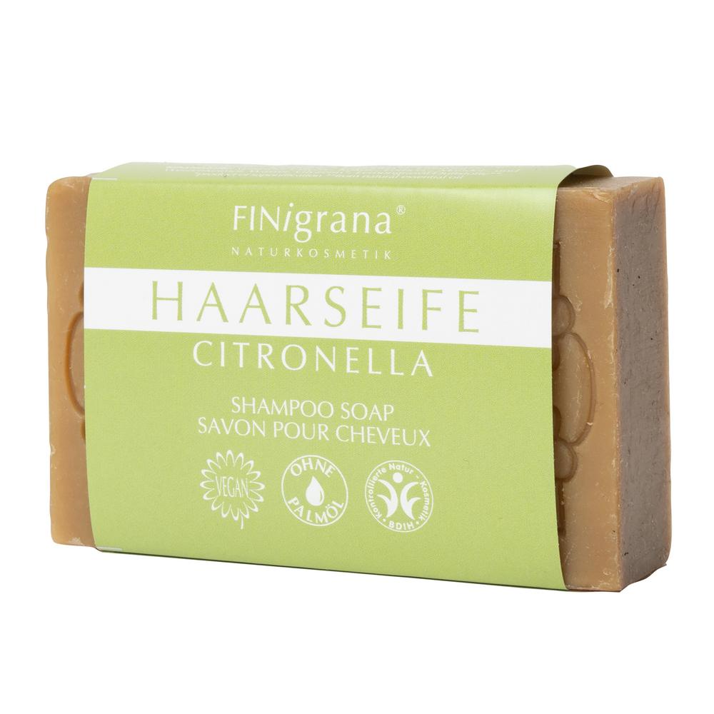 Haarseife mit rein ätherischem Citronellaöl 100 g