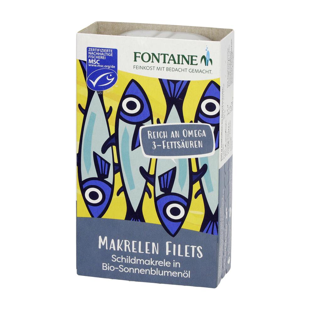 Makrelenfilets in Sonnenblumeöl 120 g