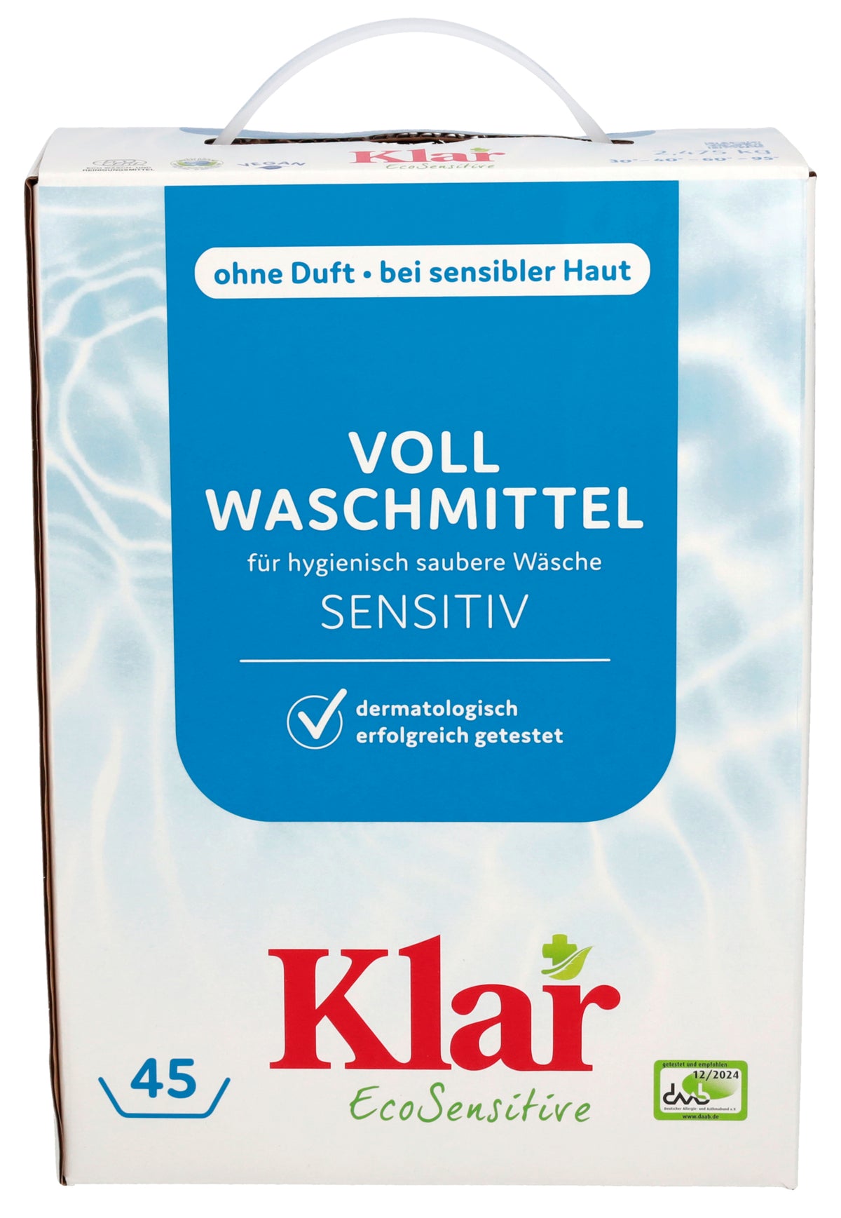 Waschnuss Vollwaschmittel Pulver 45 Waschgänge 2475 g