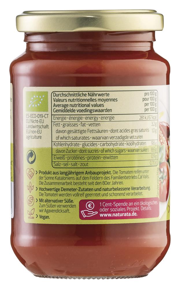 Arrabbiata Tomatensauce demeter 330 ml