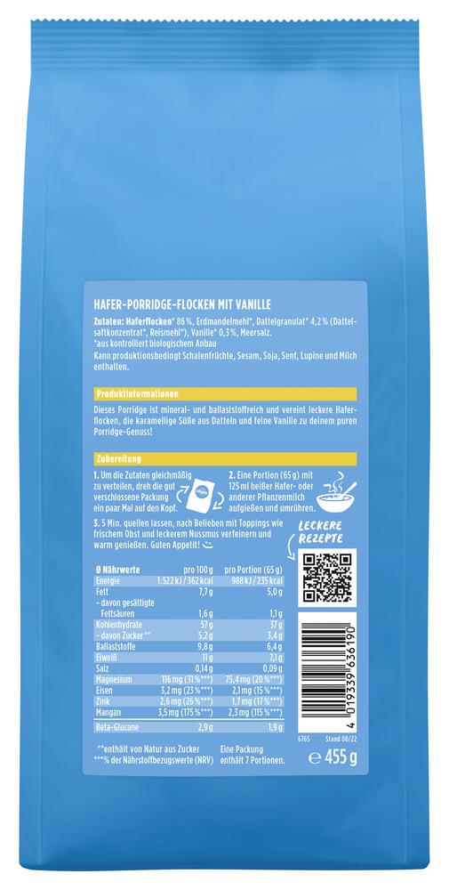 XL Porridge Vanille 455 g