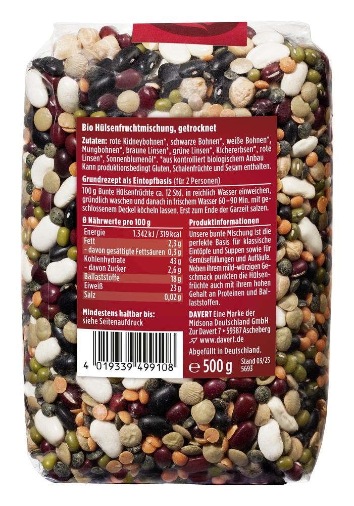 Bunte Hülsenfrüchte 500 g