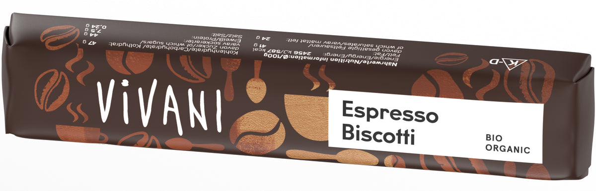 Espresso Biscotti Schokoriegel 40 g