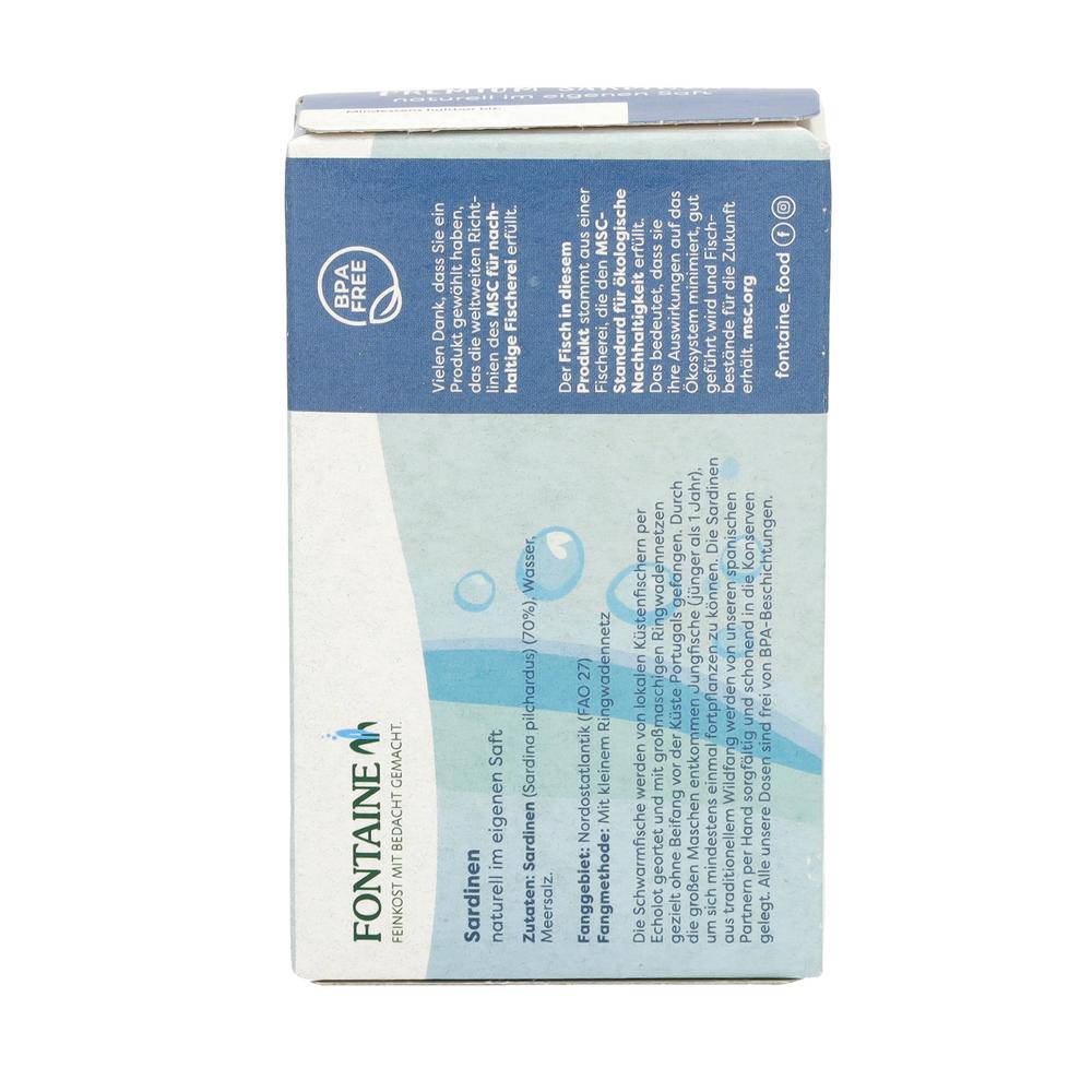 Sardinen MSC naturell 120 g