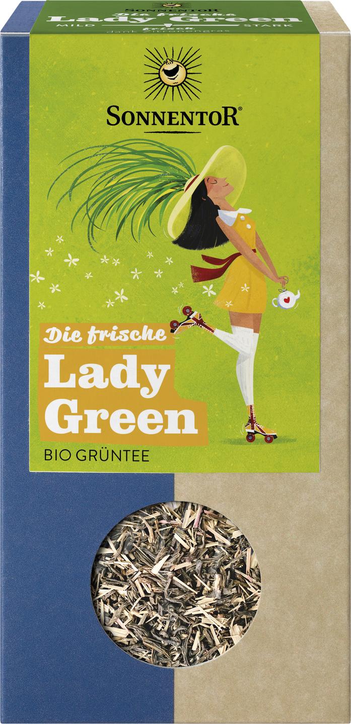 Die frische Lady Green Grüntee lose 90 g