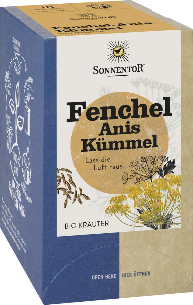 Fenchel-Anis-Kümmel Tee Doppelkammerbeutel 30,6 g