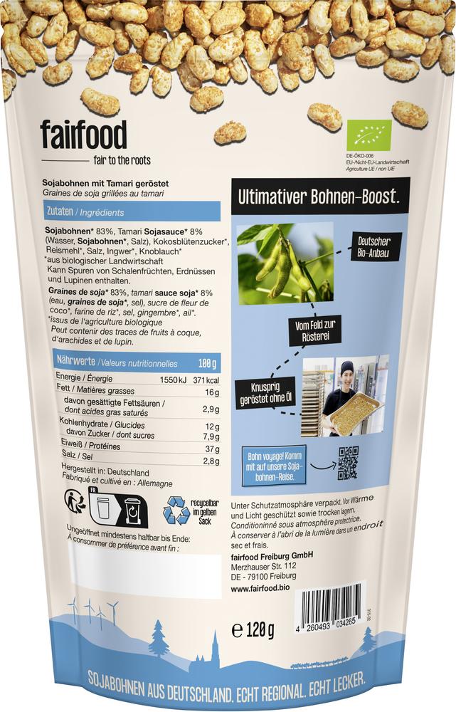 Crunchy Sojabohnen TAMARI 120 g