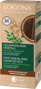 Pflegende Pflanzen-Haarfarbe Pulver 09 Schokobraun 100 g