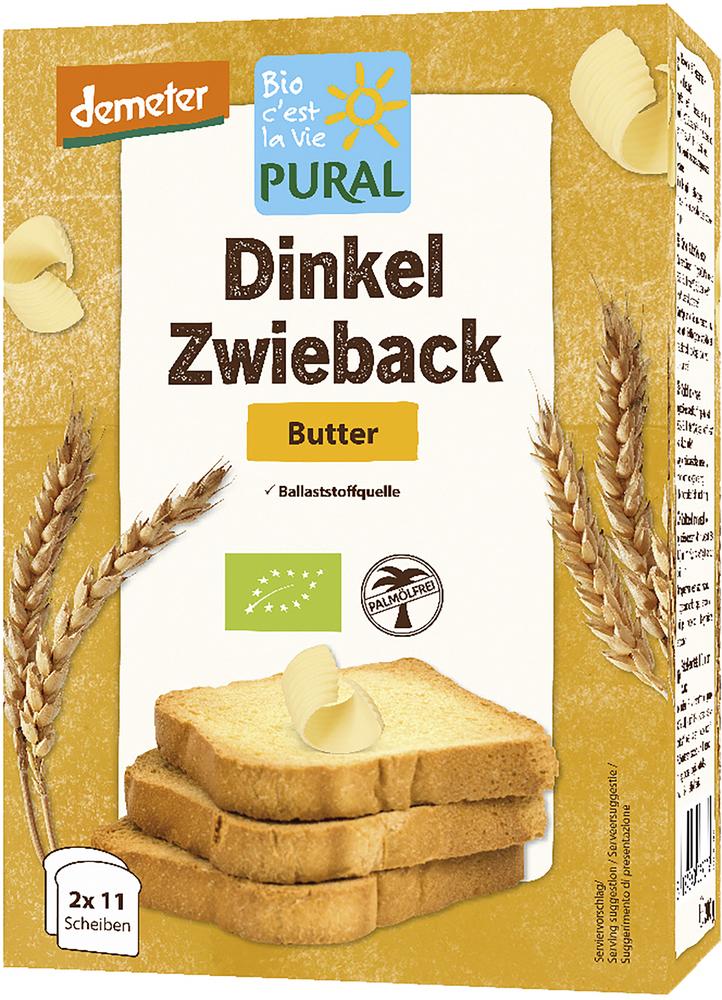 Dinkel-Butter-Zwieback demeter 200 g