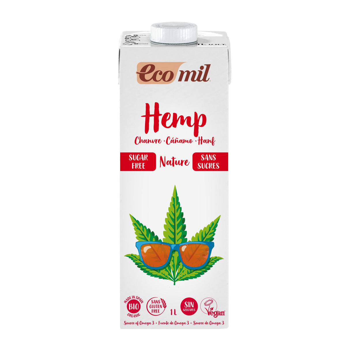 Hanf Drink Nature zuckerfrei 1 l