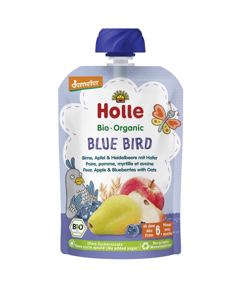 Pouchy Blue Bird demeter Birne,Apfel&Heidelbeer+Ha 100 g