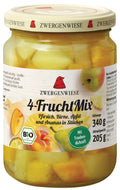 4-FruchtMix Pfirsich  Birne  Apfel  Ananas mit Tra 340 g