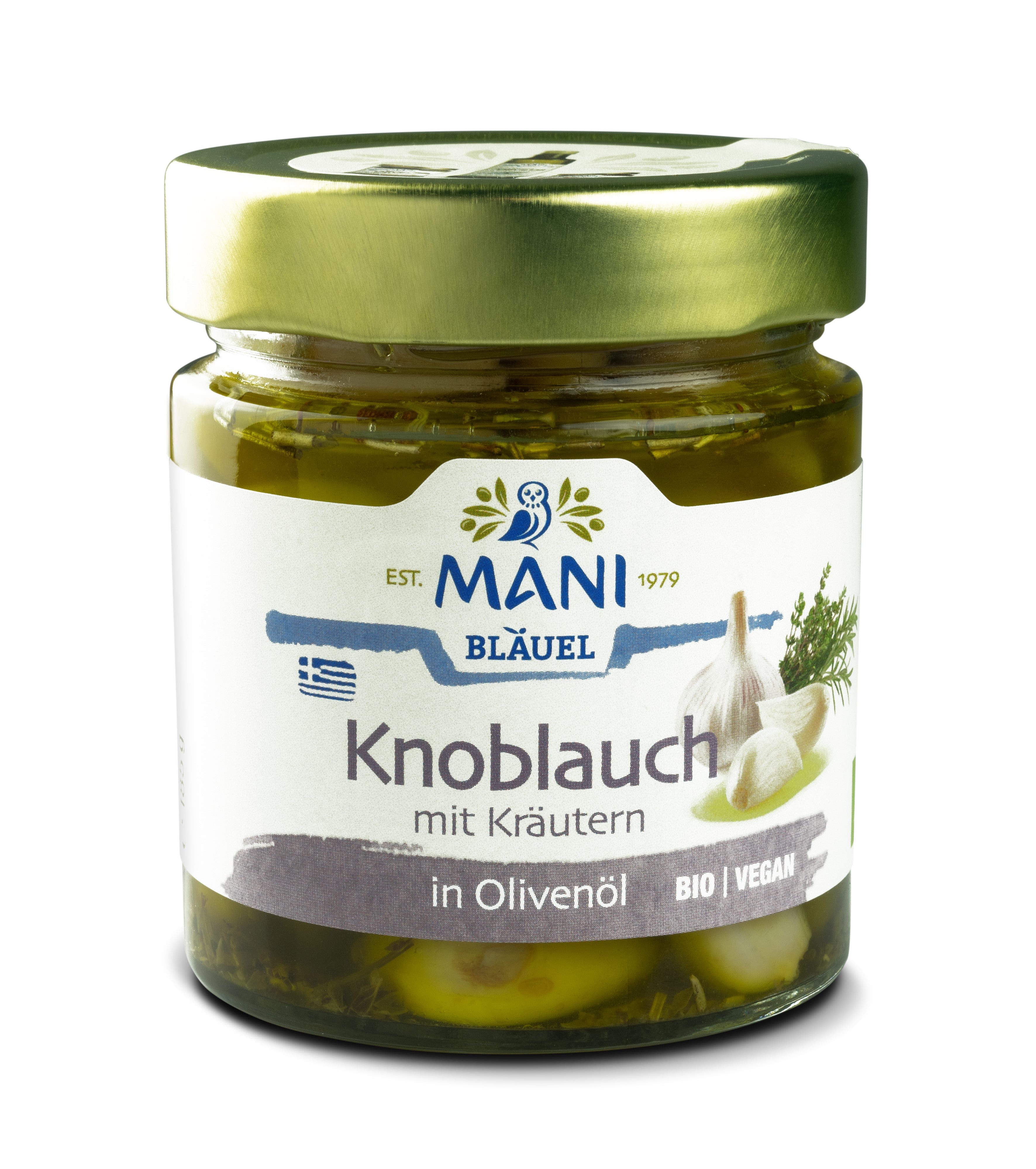 Knoblauch in Olivenöl mit Kräutern 185 g