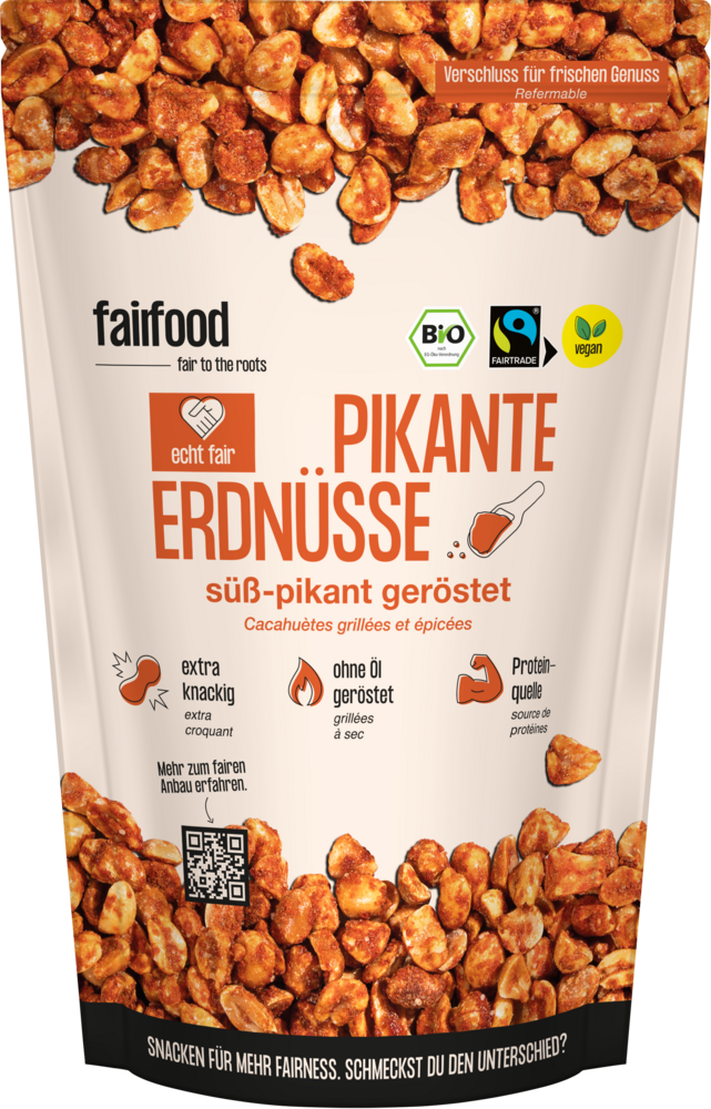 Erdnüsse pikant geröstet Doypack 125 g