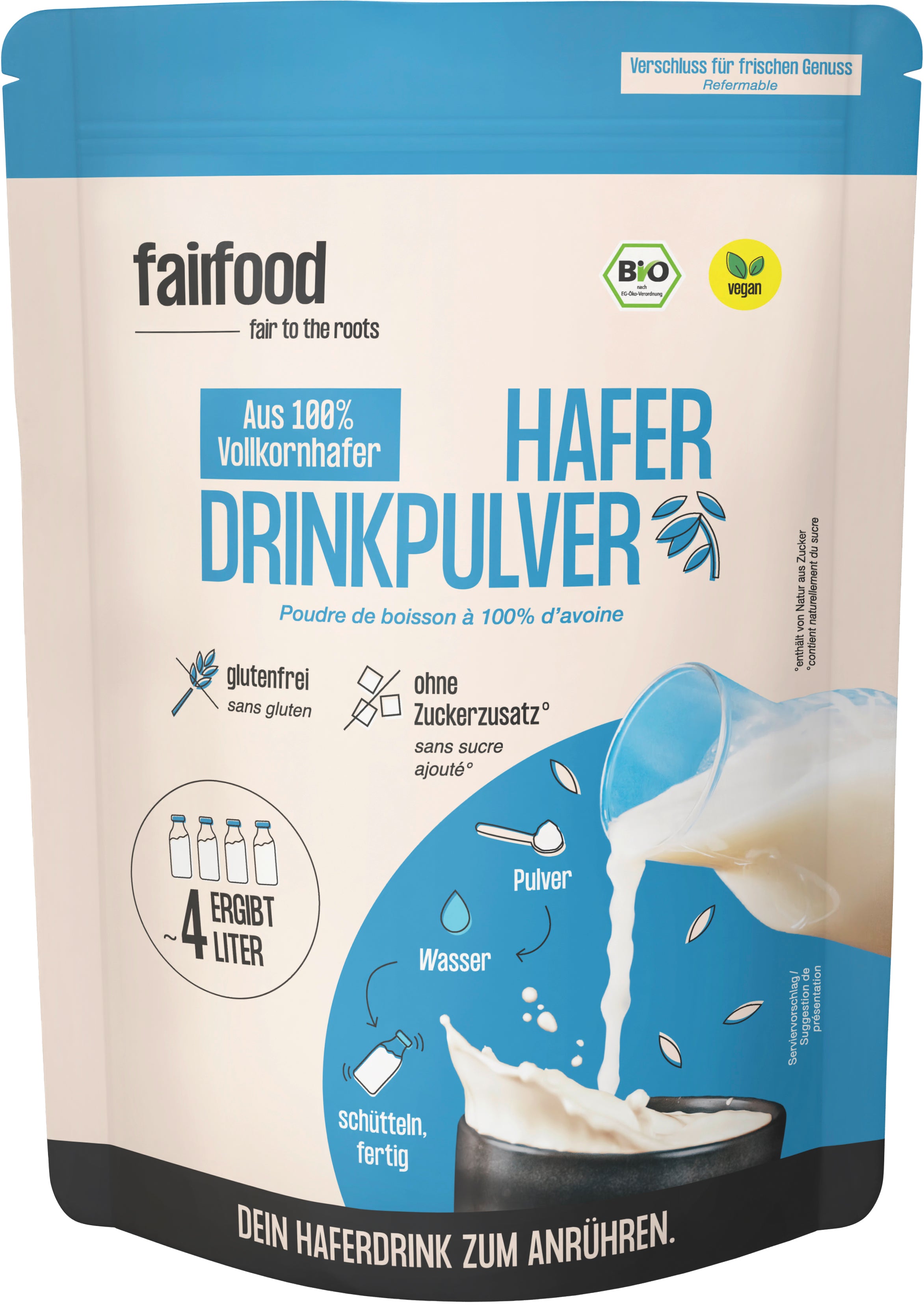 Haferdrinkpulver Doypack 360 g