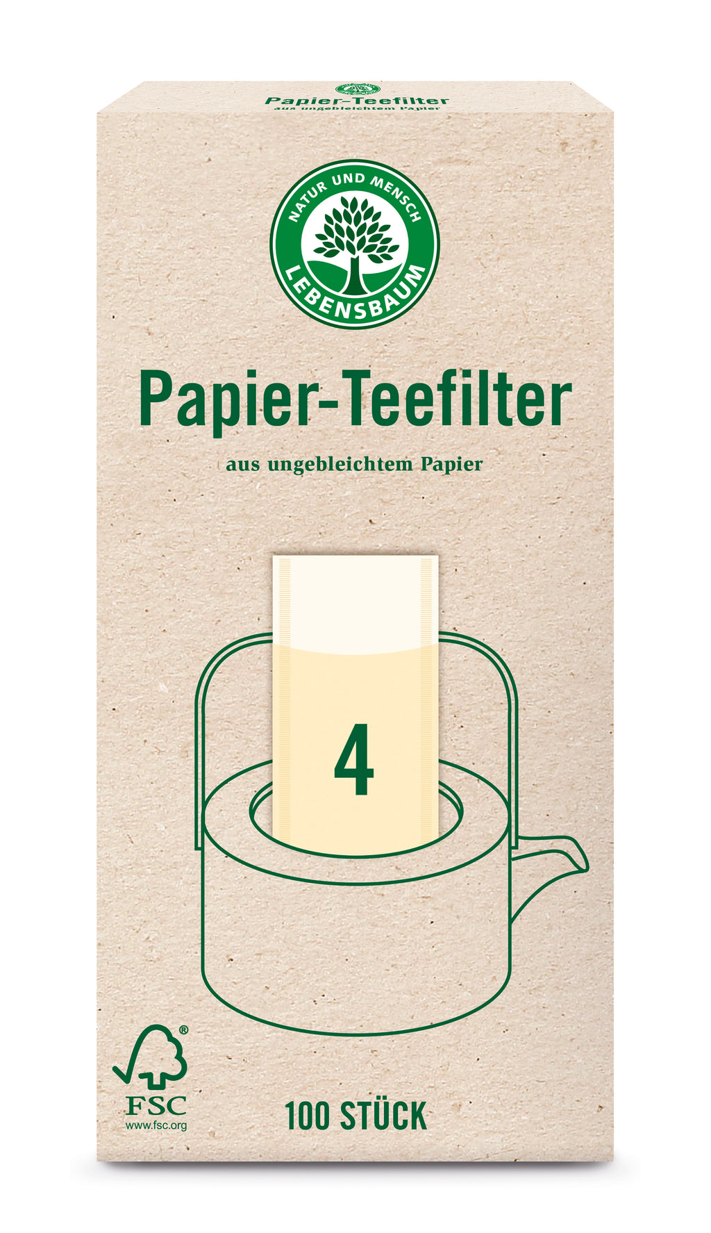 Papier-Teefilter Gr.4 1 Stk