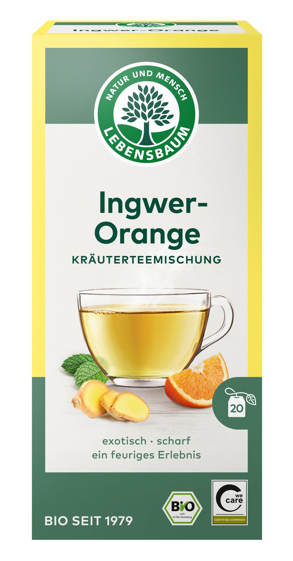 Ingwer-Orange Kräutertee 40 g
