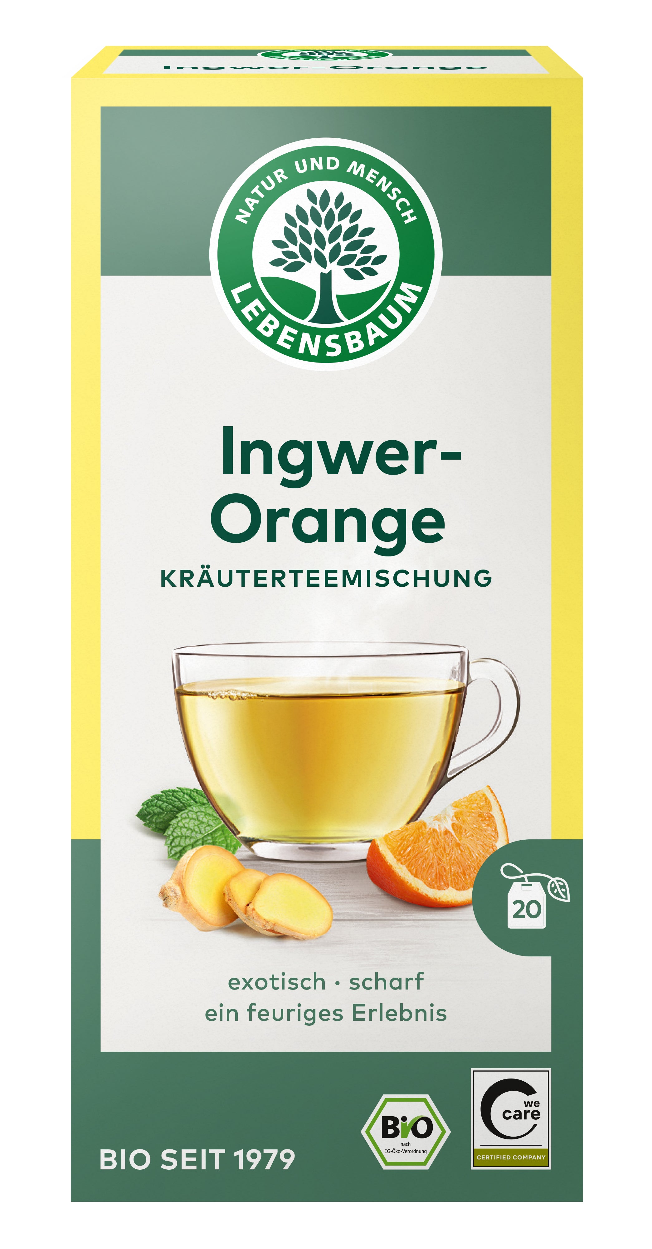 Ingwer-Orange Kräutertee 40 g