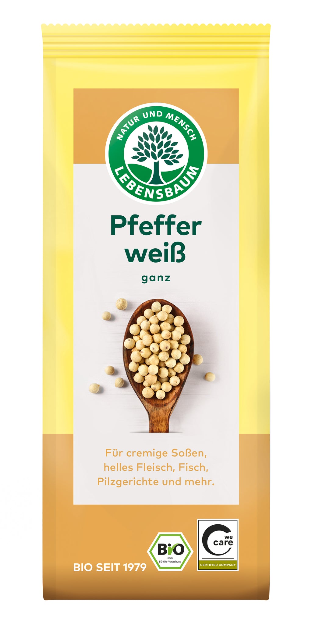 Pfeffer  weiß, ganz 50 g