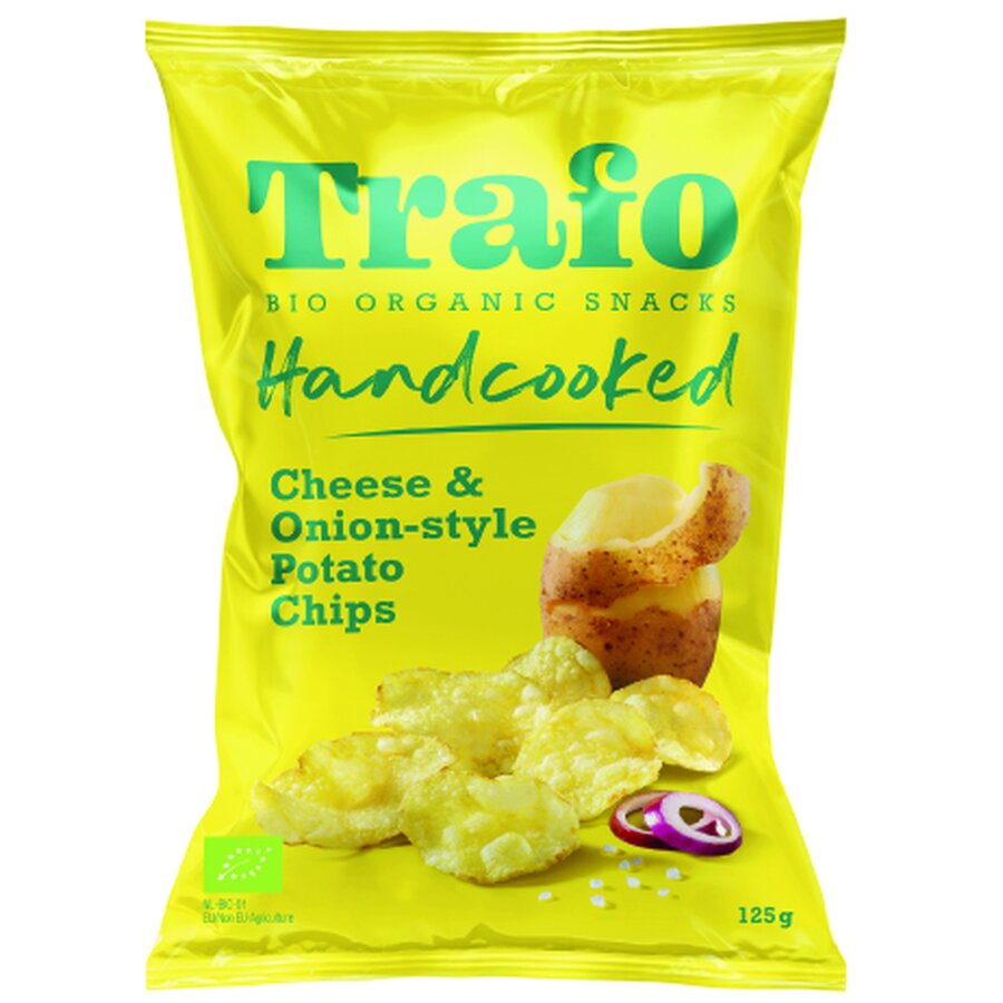 Handcooked Chips Käse & Zwiebel 125 g