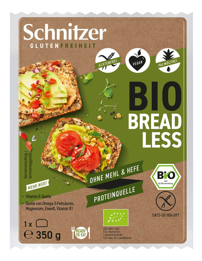 Bread Less Saatenbrot ohne Mehl ohne Hefe 350 g