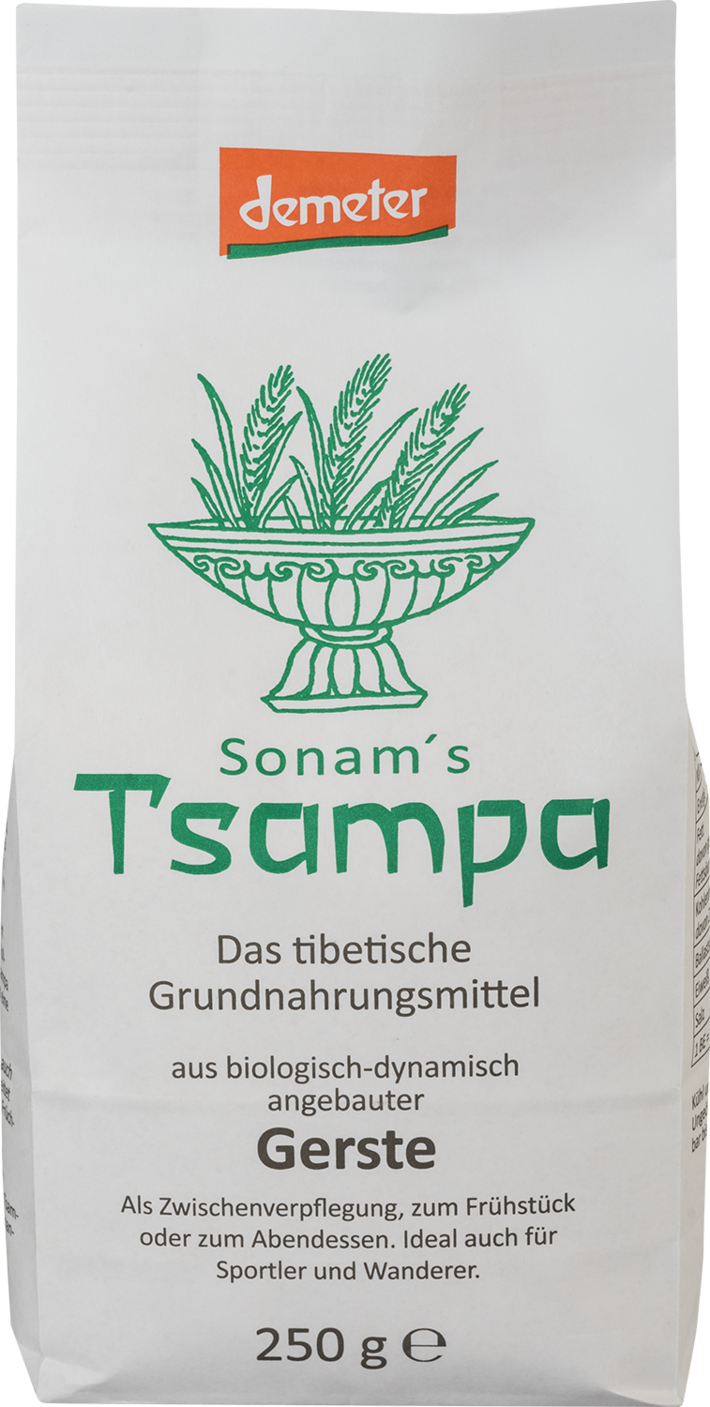 Sonam's Tsampa Gerste demeter 250 g