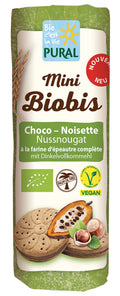 Mini Biobis Nussnougat Dinkel Doppelkeks palmölfre 85 g