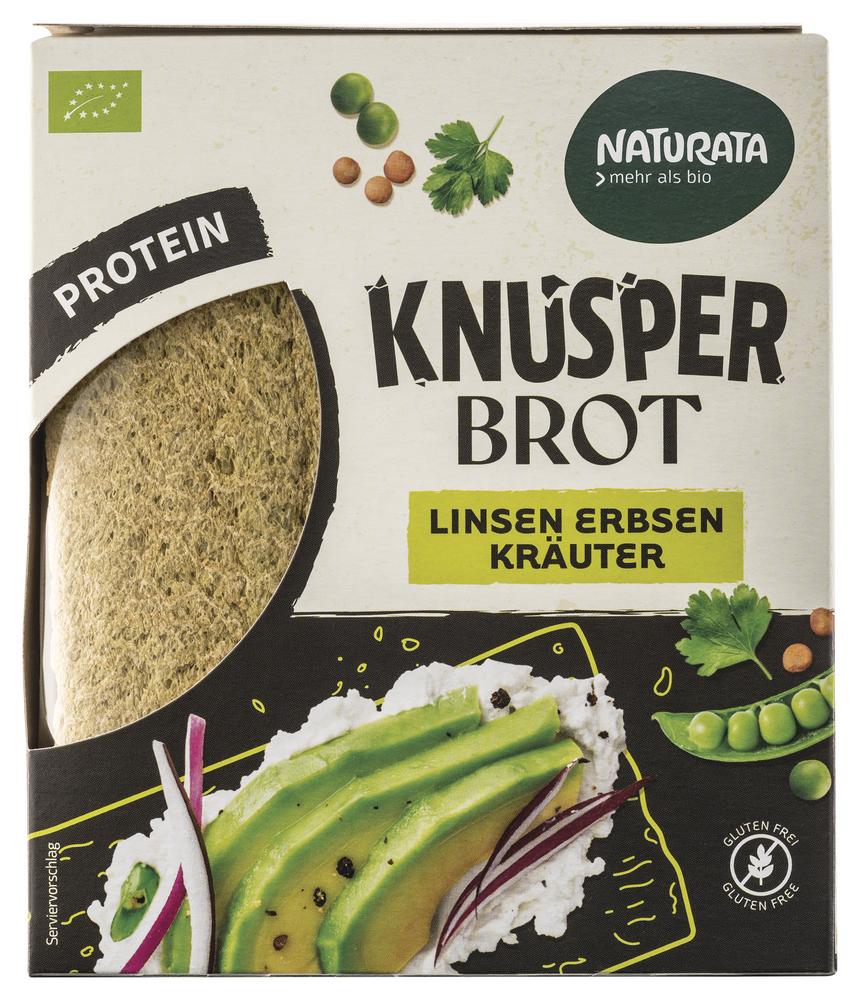 Knusperbrot Linsen Erbsen mit Kräutern 100 g