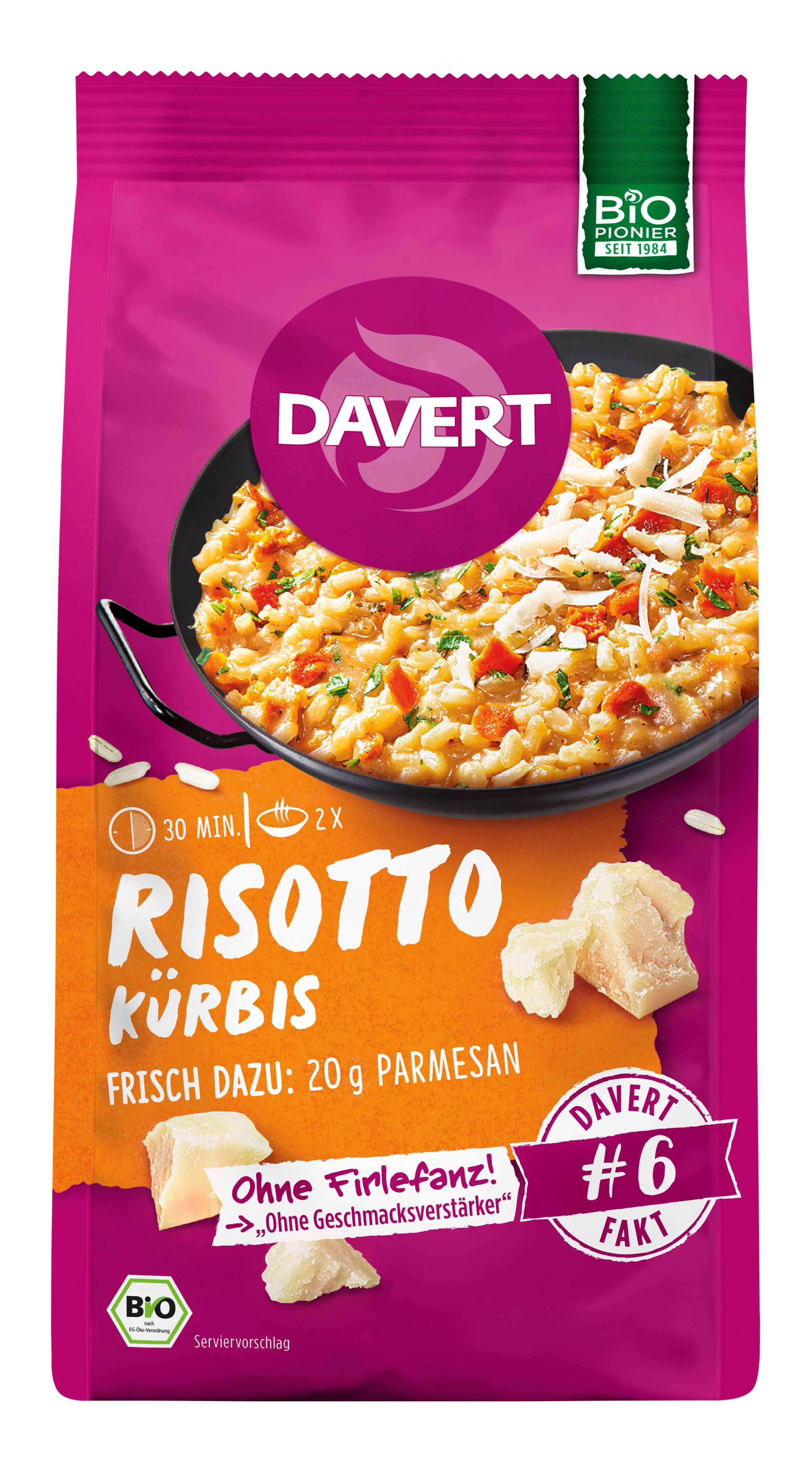 Risotto Kürbis Fertiggericht 170 g