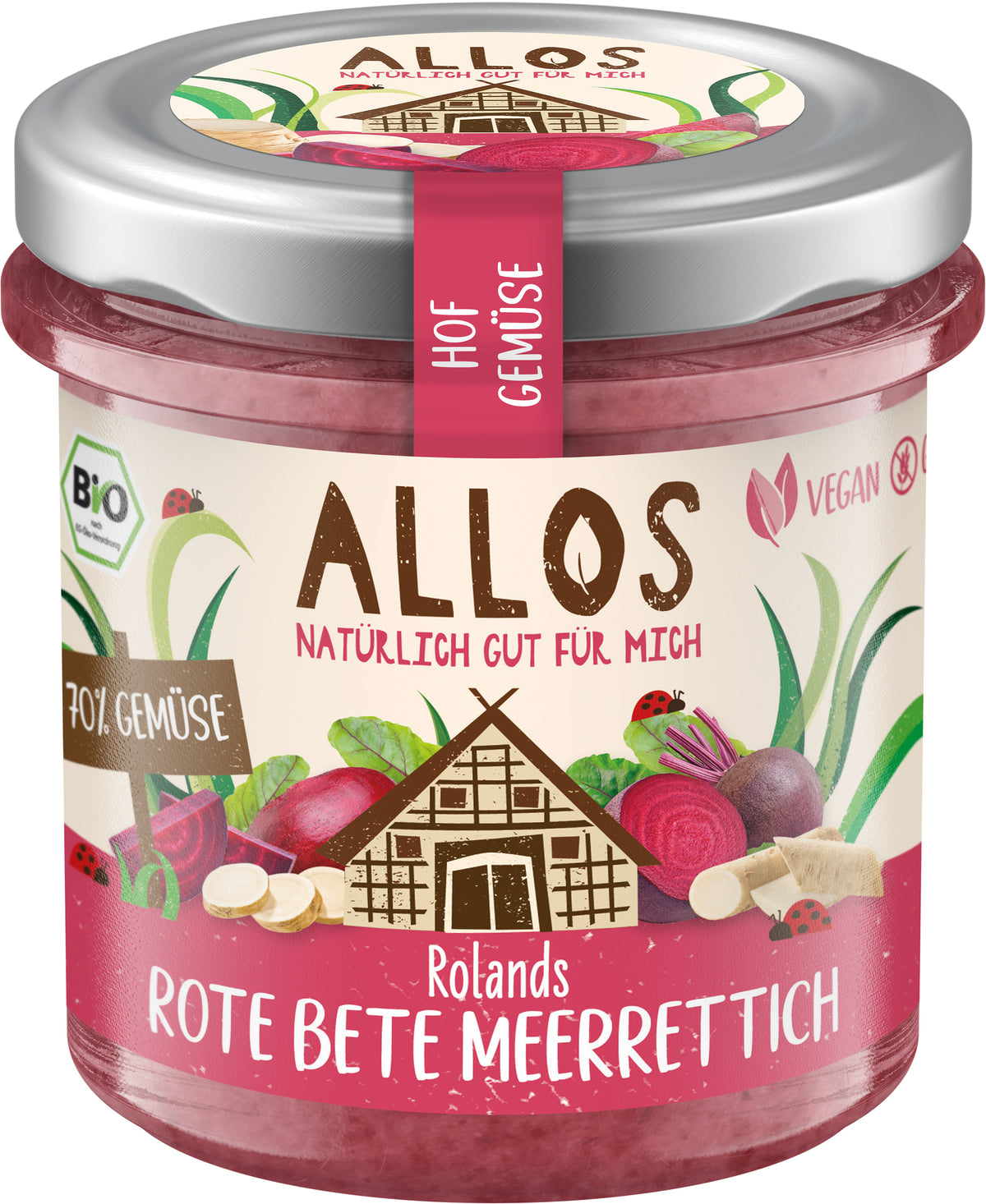 Hofgemüse Rolands Rote Bete Meerrettich 135 g
