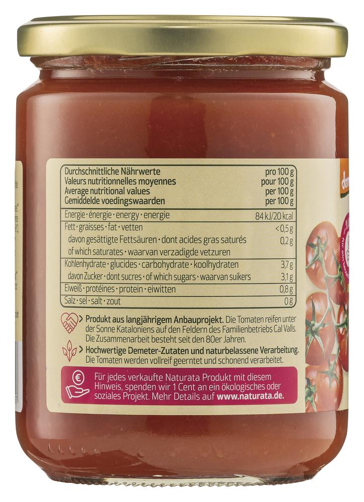 Tomaten geschält in Tomatensaft demeter 420 g