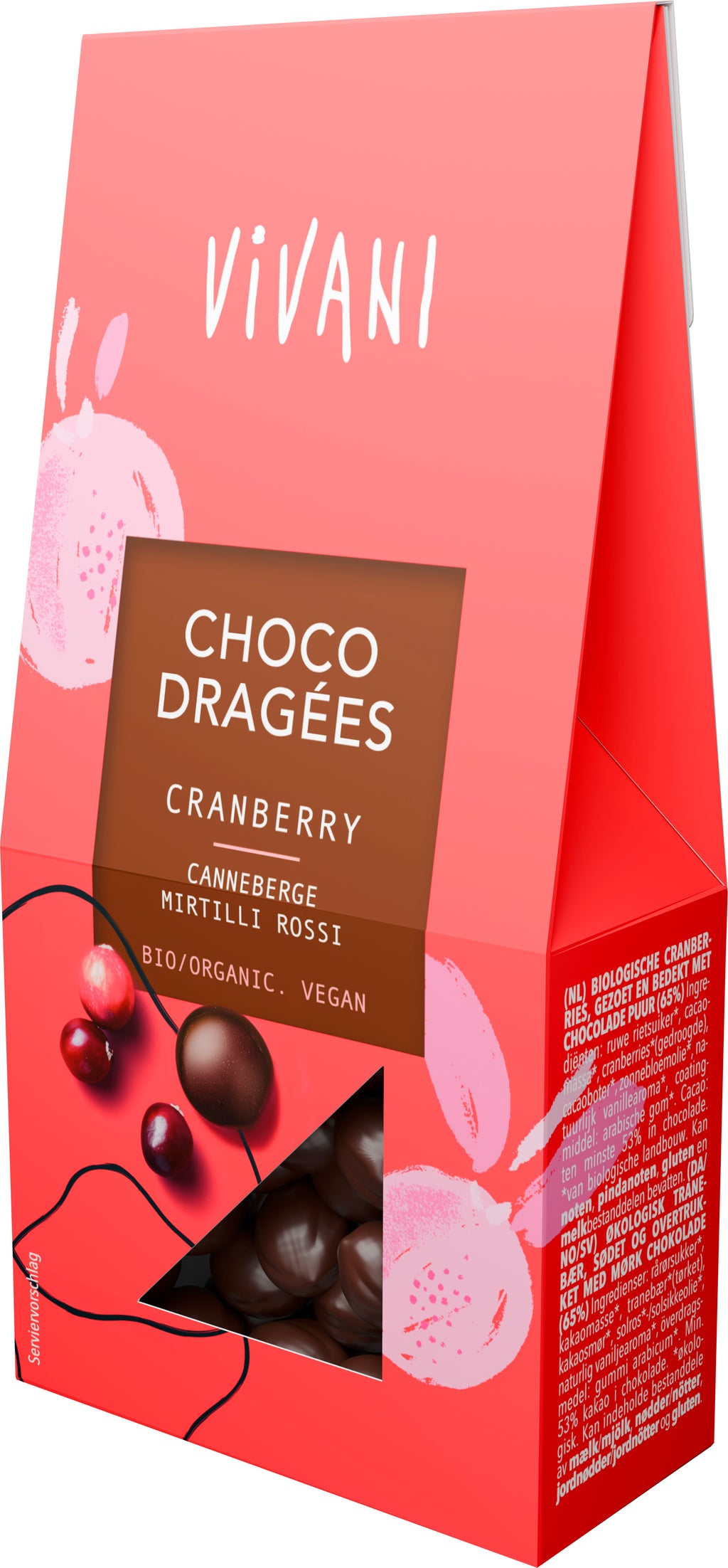 Choco Dragées Cranberry 75 g