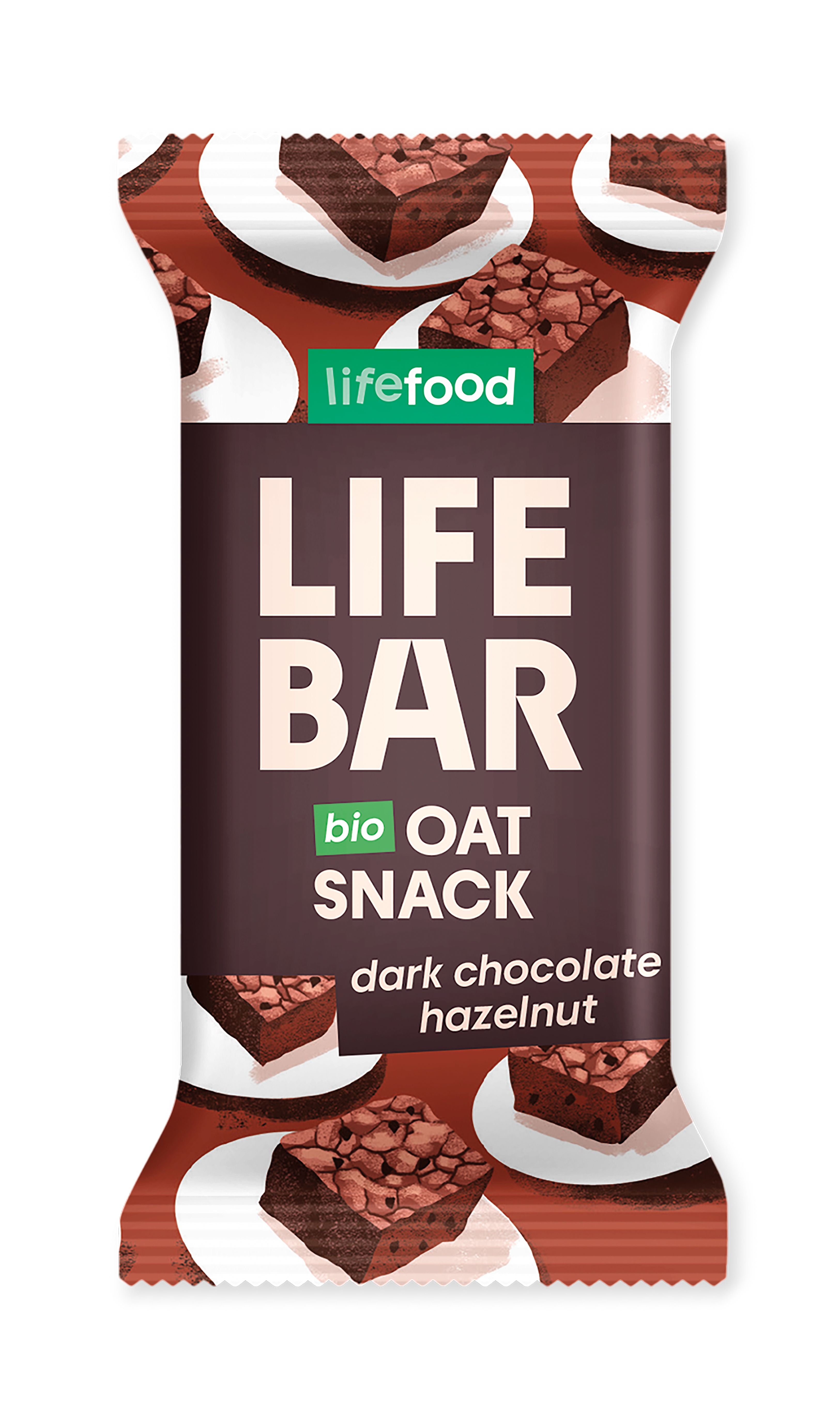 Lifebar Oat Snack Dark Chocolate Hazelnut 40 g
