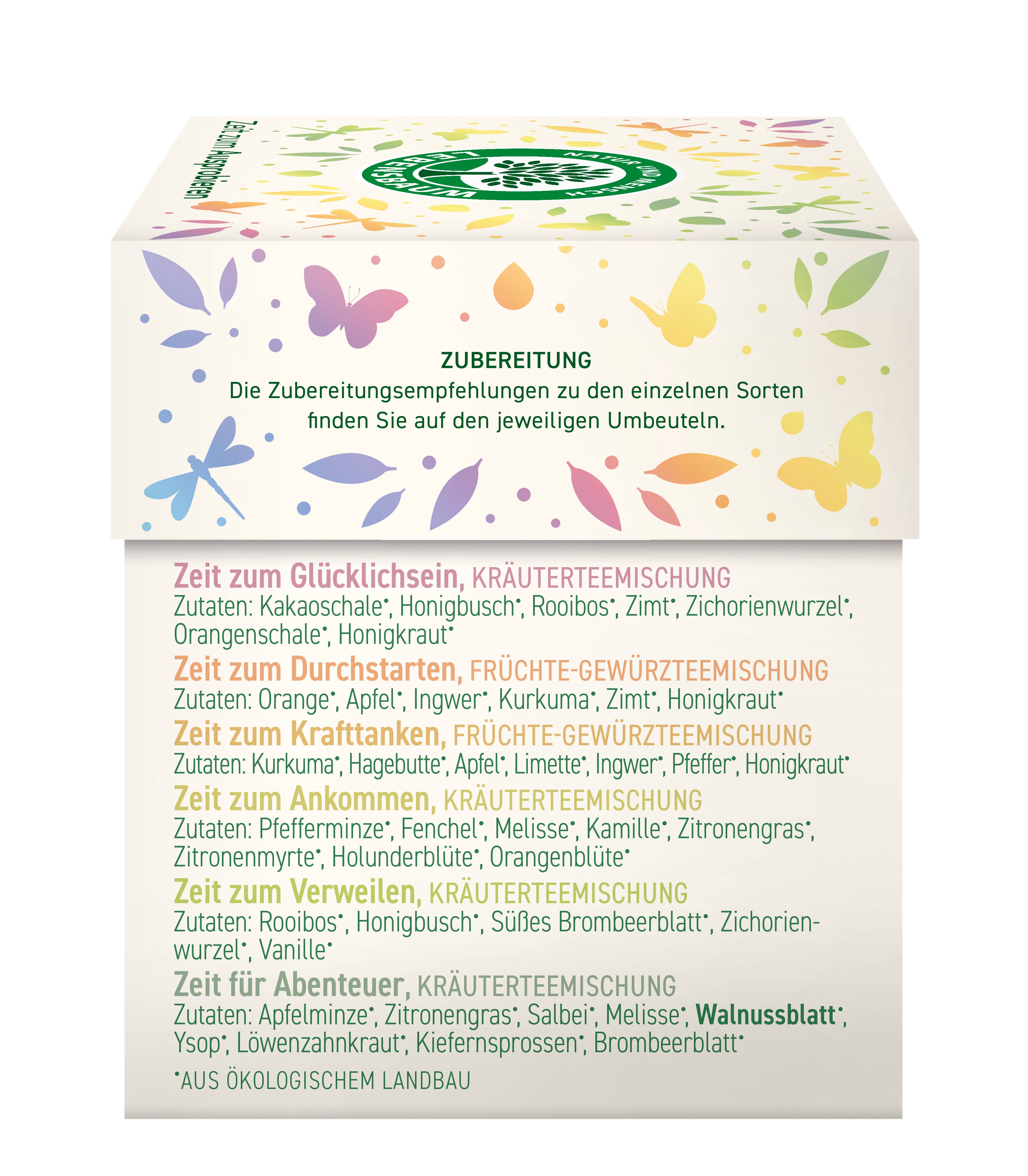 Zeit zum AUSPROBIEREN Tee-Mischbox 22,5 g