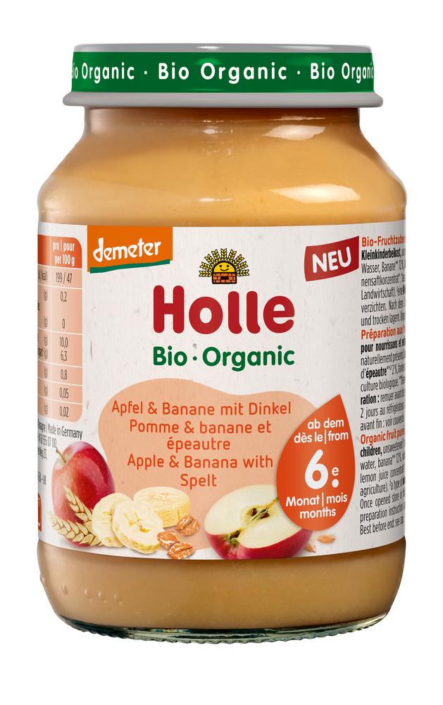 Apfel & Banane mit Dinkel ab 6. Monat demeter 190 g