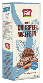 Dinkel-Knusperwaffeln mit Vollmilch-Schokolade 100 g