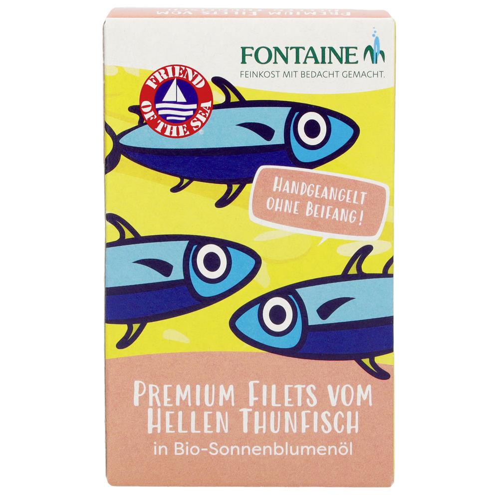 Thunfisch hell in Bio-Sonnenblumenöl 120 g