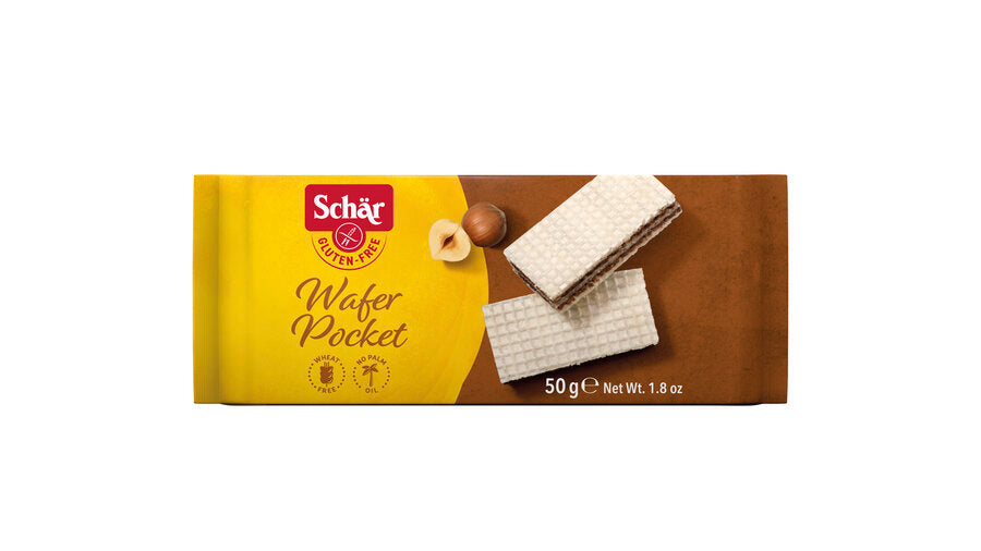 Wafer Pocket Haselnusscreme-Waffeln 50 g