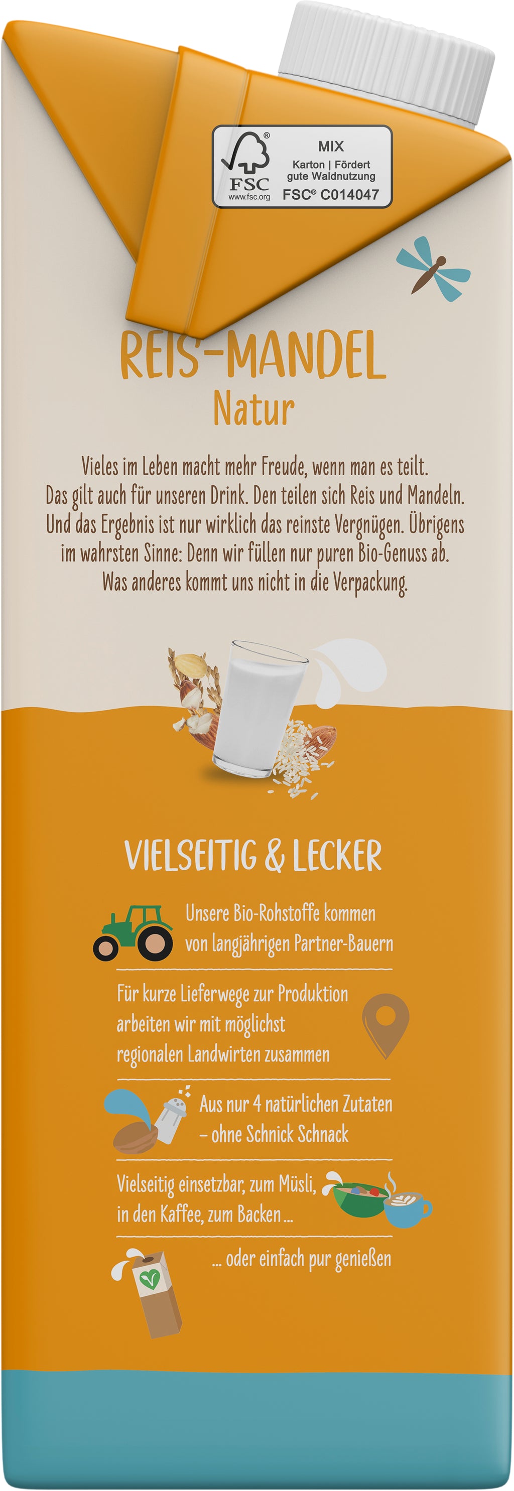 Reis-Mandel Drink 1 l