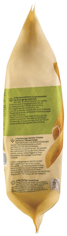 Penne Dinkel-hell demeter 500 g