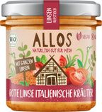 Linsen-Aufstrich Rote Linse Italienische Kräuter 140 g